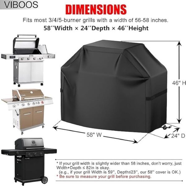 58 inch BBQ Grill Cover - Image 4